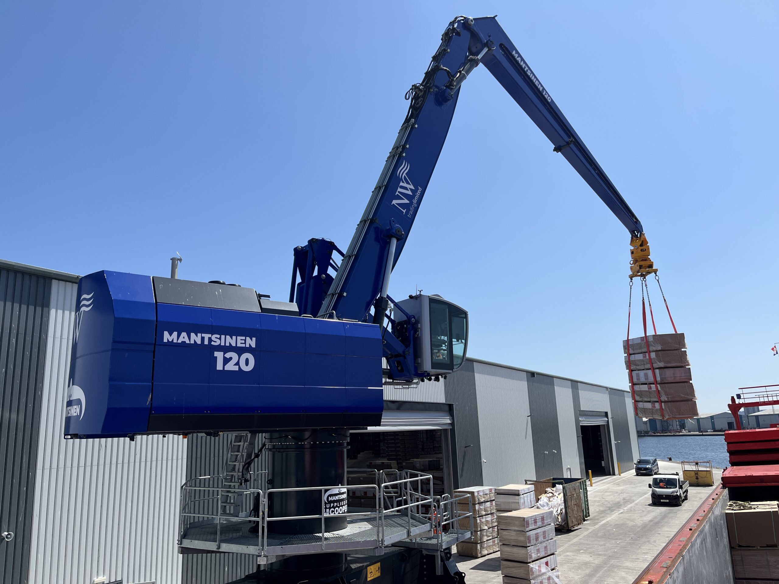 Cargo being discharged by NW Trading at Finsa UK West Float